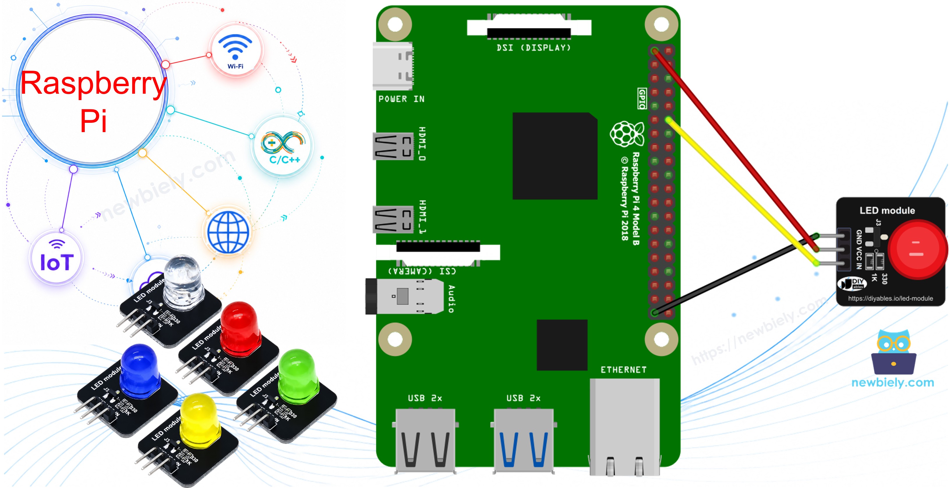 Raspberry Pi LED Module