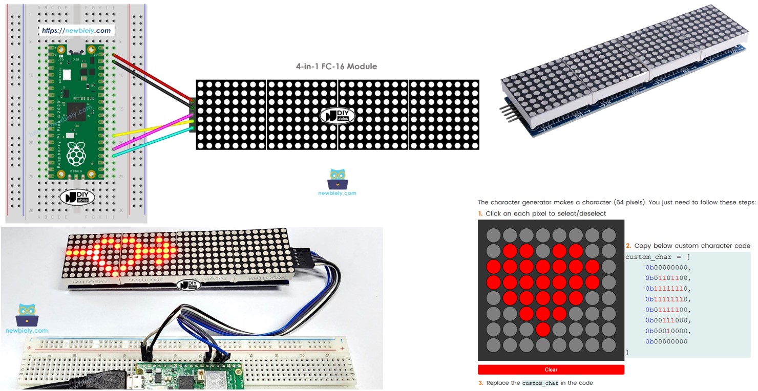 Raspberry Pi Pico LED Matrix