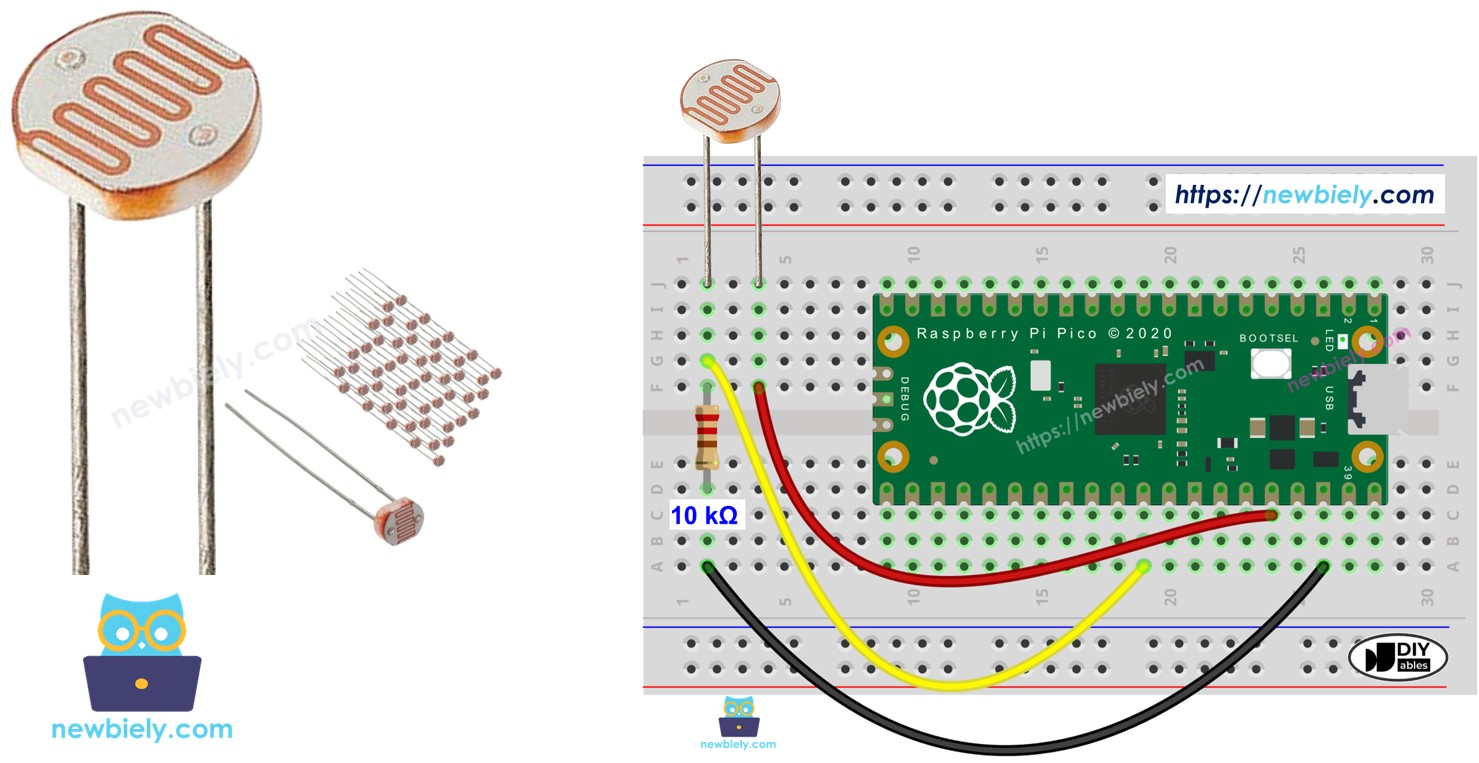 Raspberry Pi Pico LIGHT SENSOR