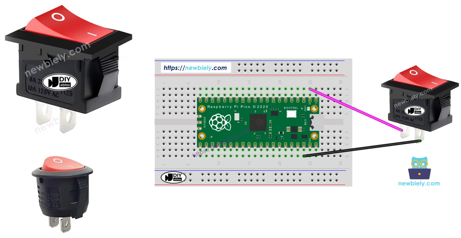 Raspberry Pi Pico - Switch | Raspberry Pi Pico Tutorial