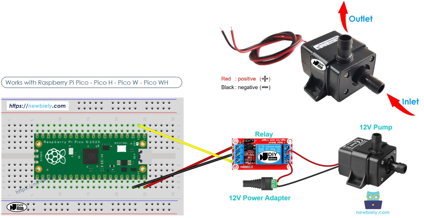 Raspberry Pi Pico pump