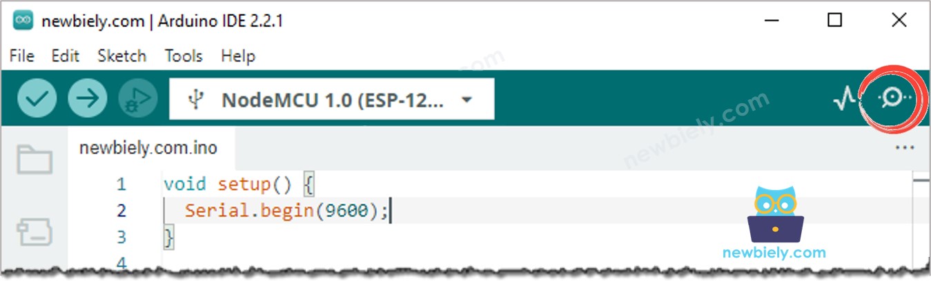 Arduino IDE - How to open serial monitor