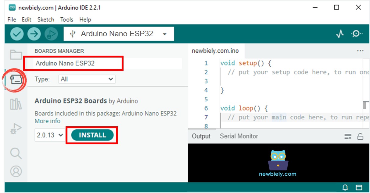Arduino IDE - How to install ESP32