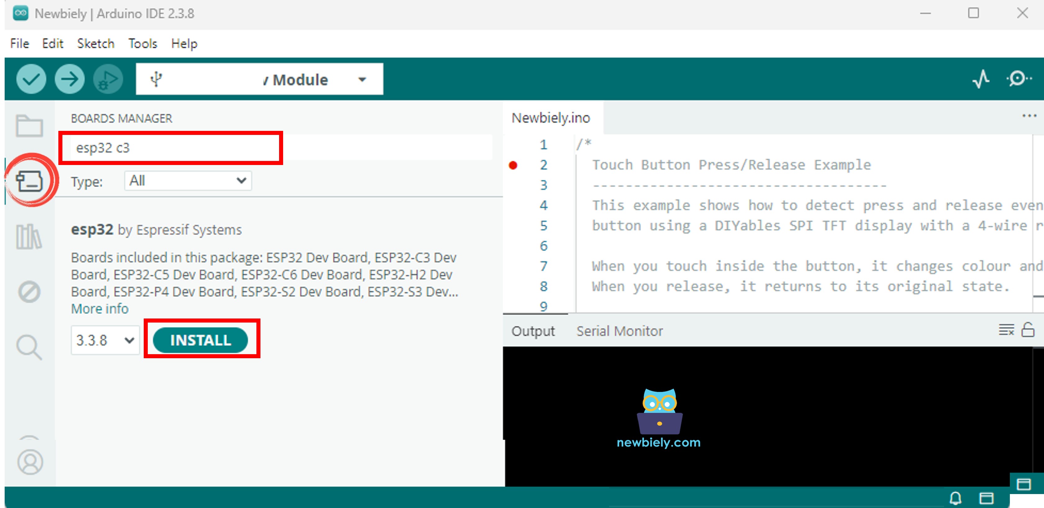 Arduino IDE - How to install ESP32 C3 Super Mini