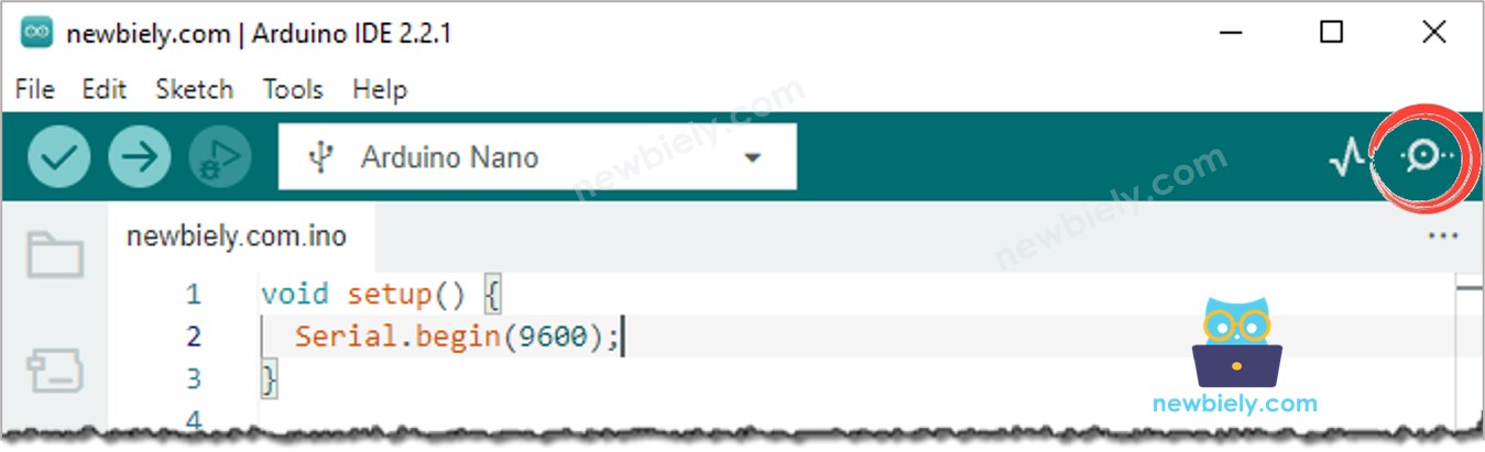 Arduino IDE - How to open serial monitor