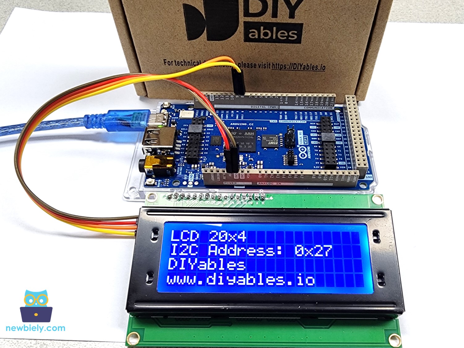 Arduino MicroPython 20x4 LCD