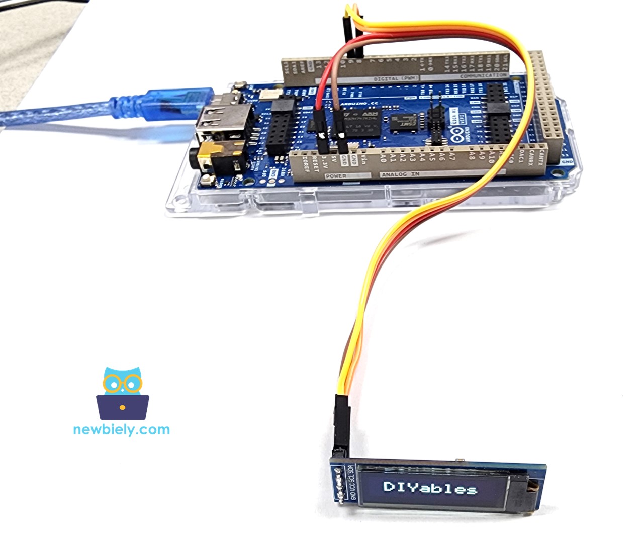 Arduino MicroPython OLED vertical and horizontal center align