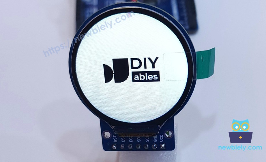 Arduino MKR WiFi 1010 Round Circular TFT LCD Display Screen display image