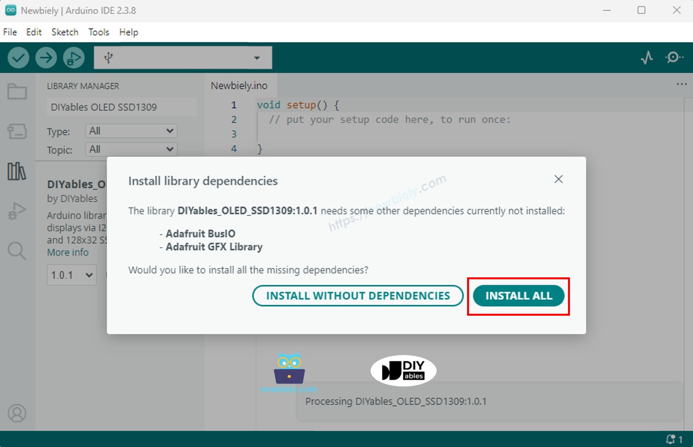 Arduino MKR WiFi 1010 Adafruit GFX library