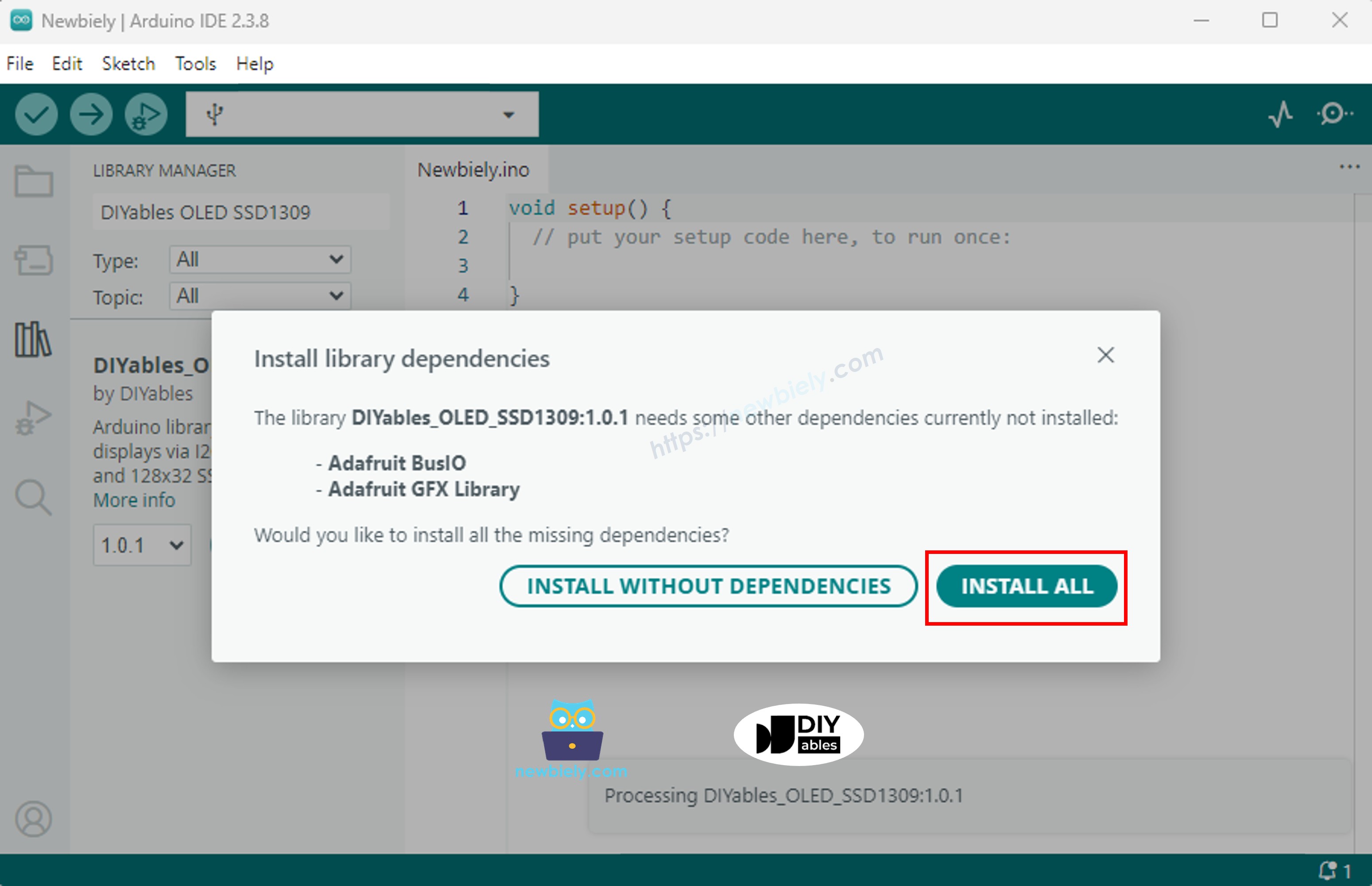 Arduino Nano Adafruit GFX library