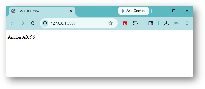 Arduino UNO Q Simple Web Server Page