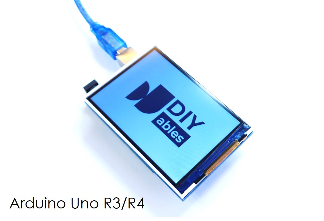 Arduino UNO R4 display image from SD Card on TFT LCD Touch display