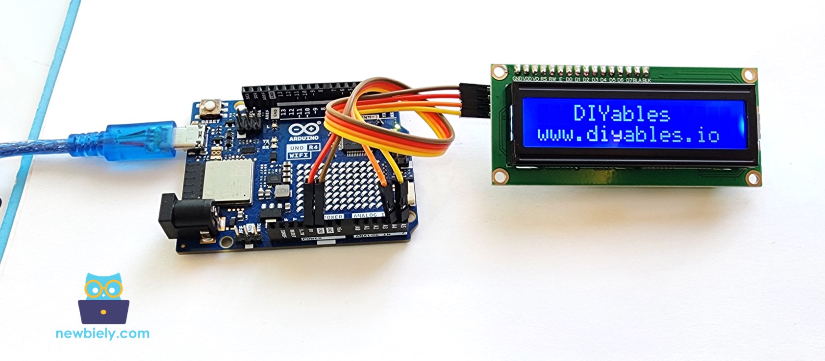 Arduino UNO R4 lcd I2C display