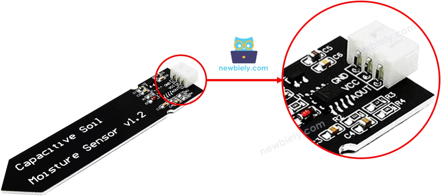 capacitive soil moisture sensor pinout