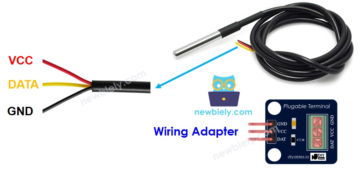 Wiring The DS18B20 1-Wire Temperature Sensor