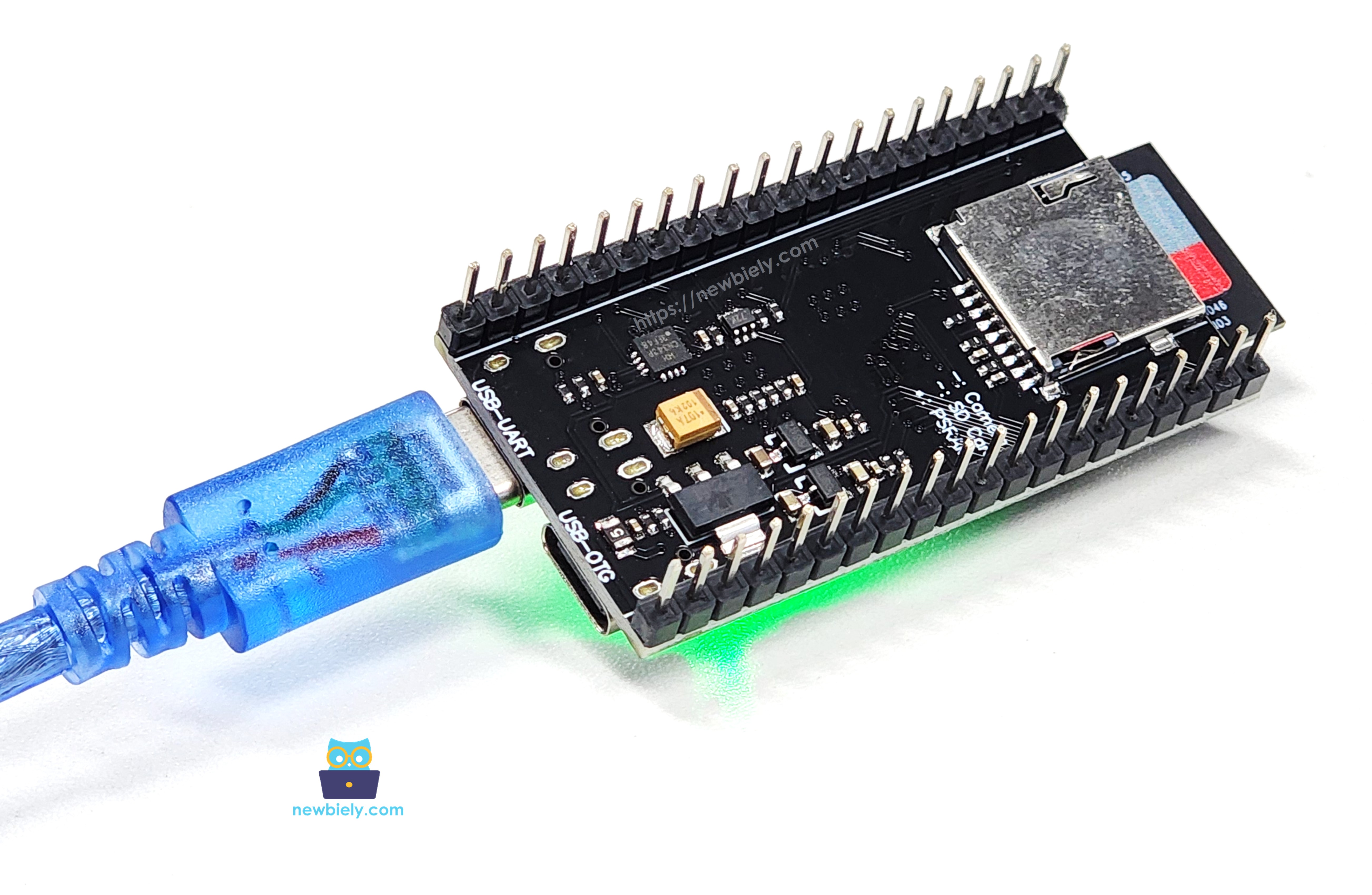 The wiring diagram between ESP32 S3 Software Motion Detection