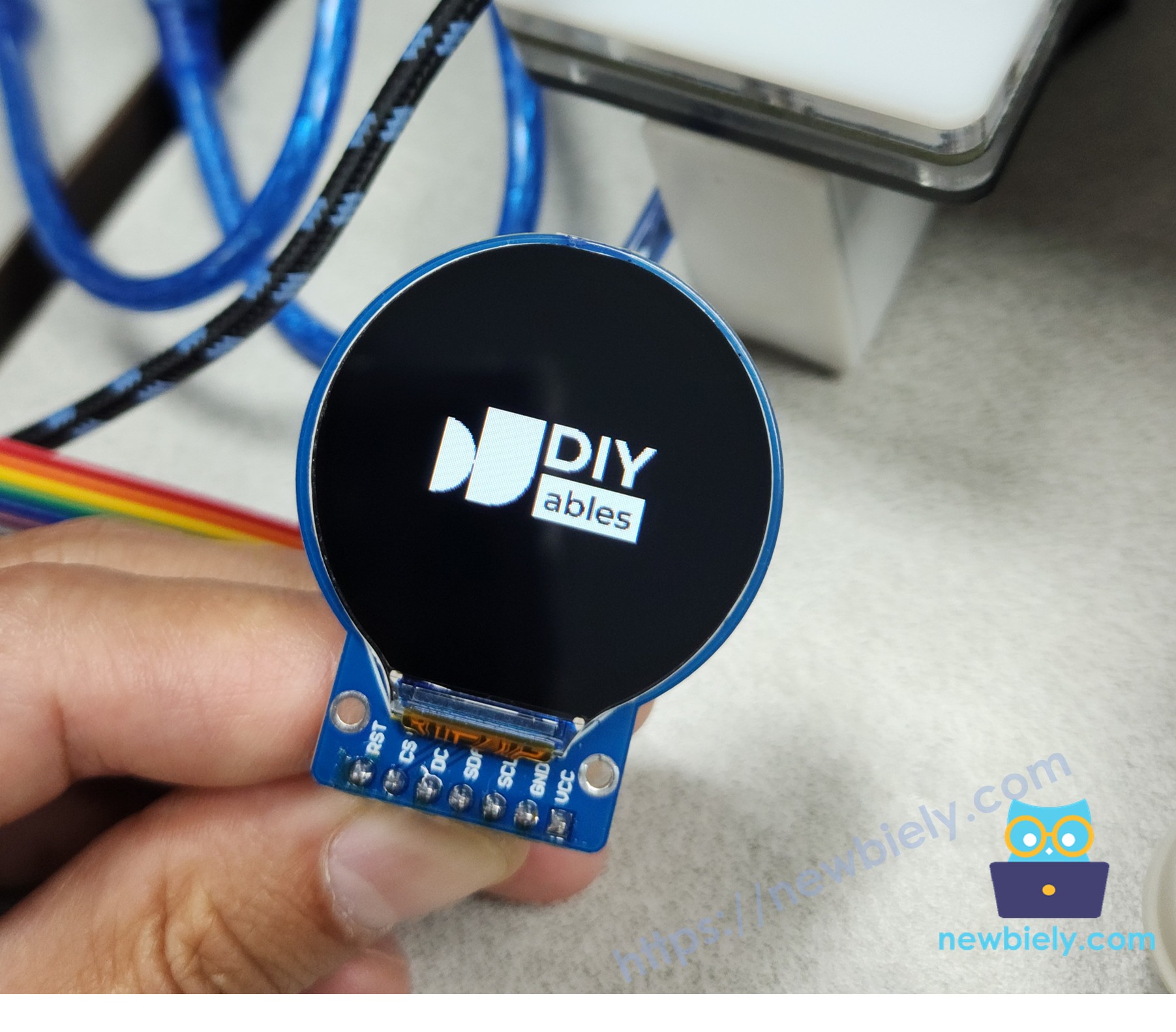 ESP32 S3 Round Circular TFT LCD Display Screen display image
