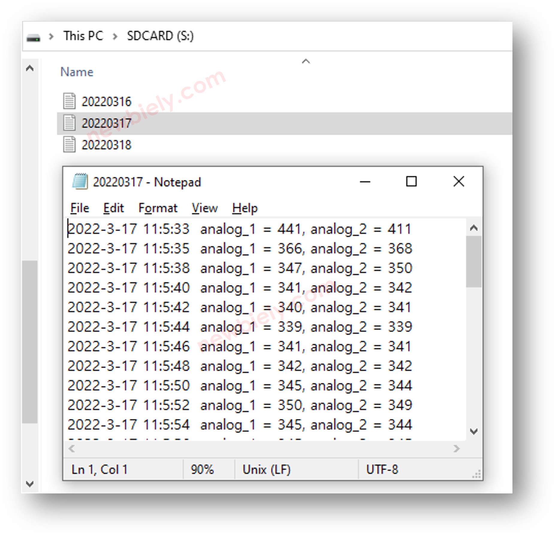 ESP32 S3 Log Data with Timestamp to Multiple Files