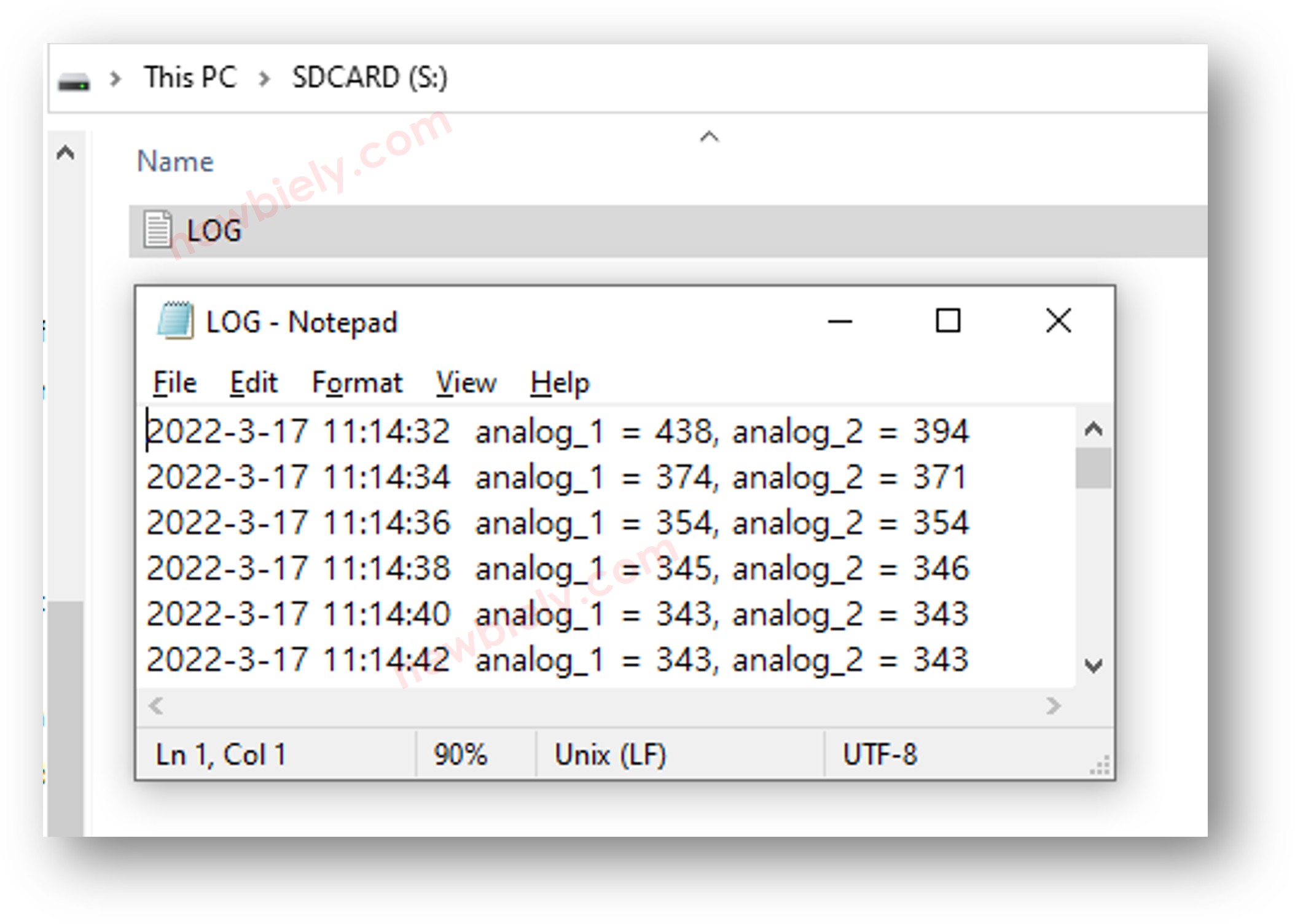 ESP32 S3 Log Data with Timestamp to Micro SD Card
