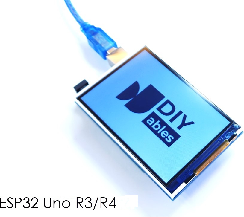 ESP32 Uno display image from SD Card on TFT LCD Touch display