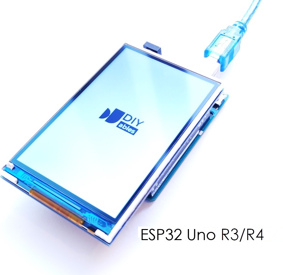 ESP32 Uno display image on TFT LCD Touch display