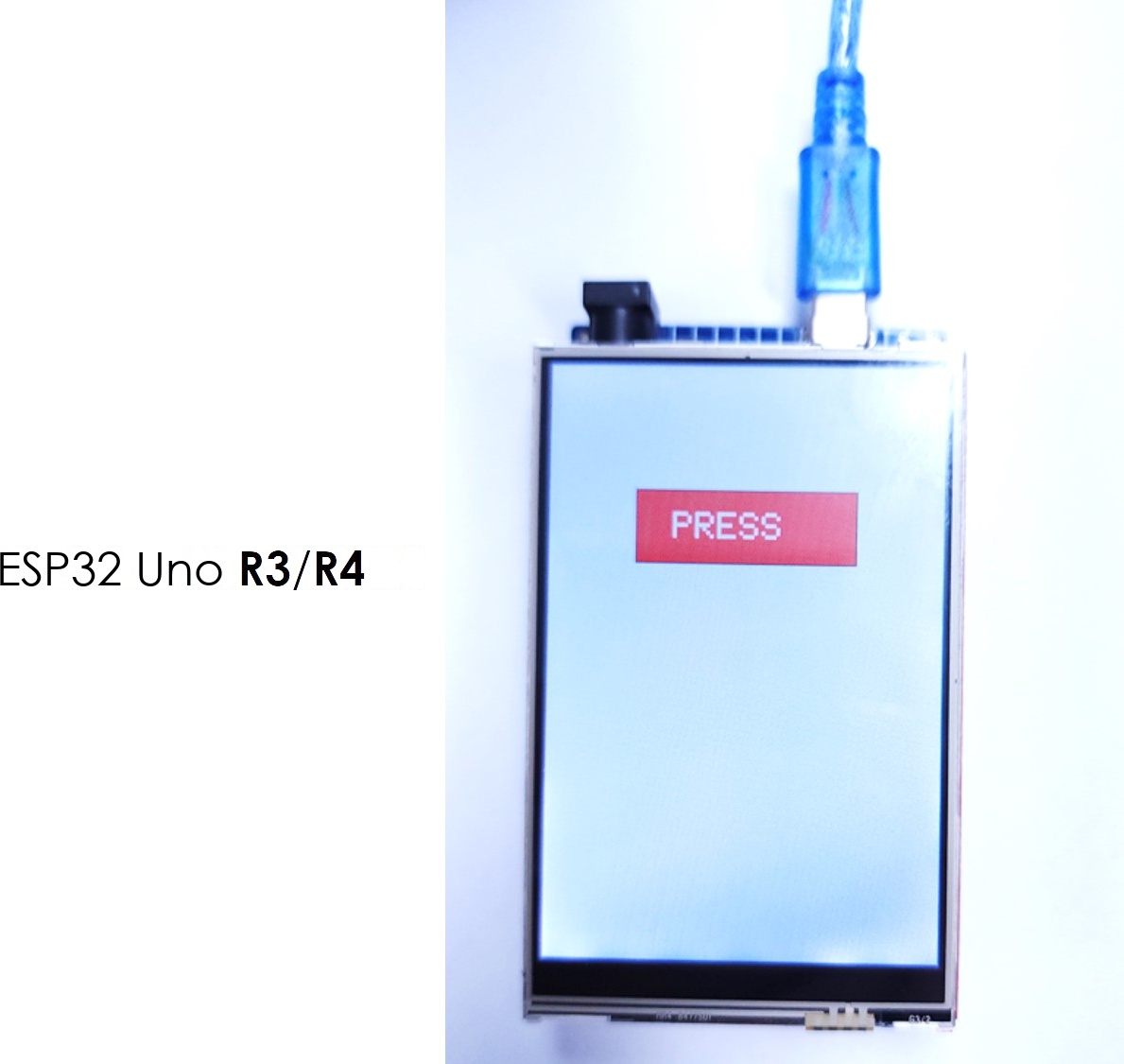 ESP32 Uno Touch Button pressed/released event on TFT LCD Touch display