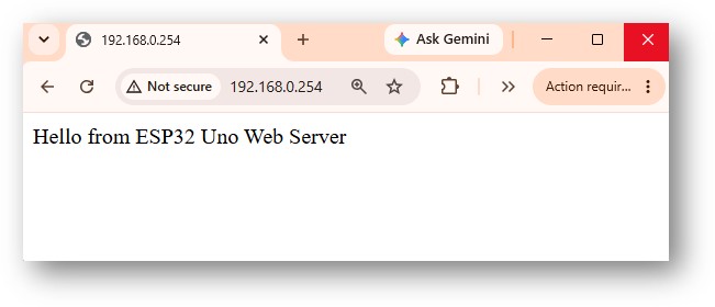ESP32 Uno Web