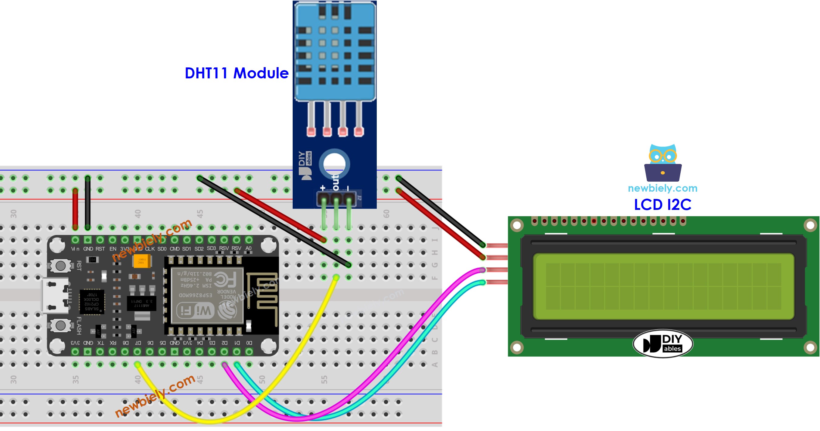 DHT11 Temperature & Humidity Shield For Wemos D1 Mini – IOT ESP8266 Arduino
