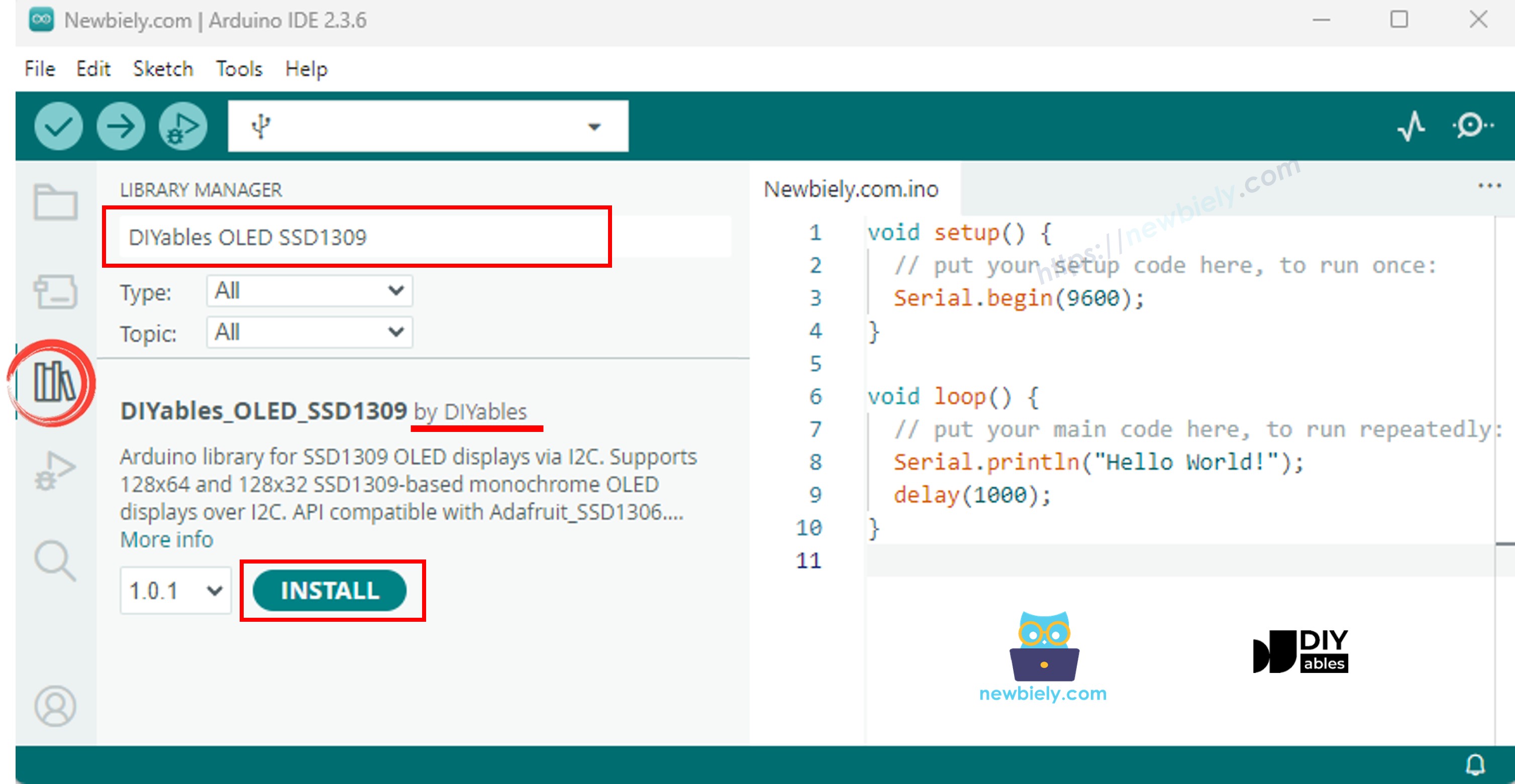 ESP8266 NodeMCU SSD1309 OLED library