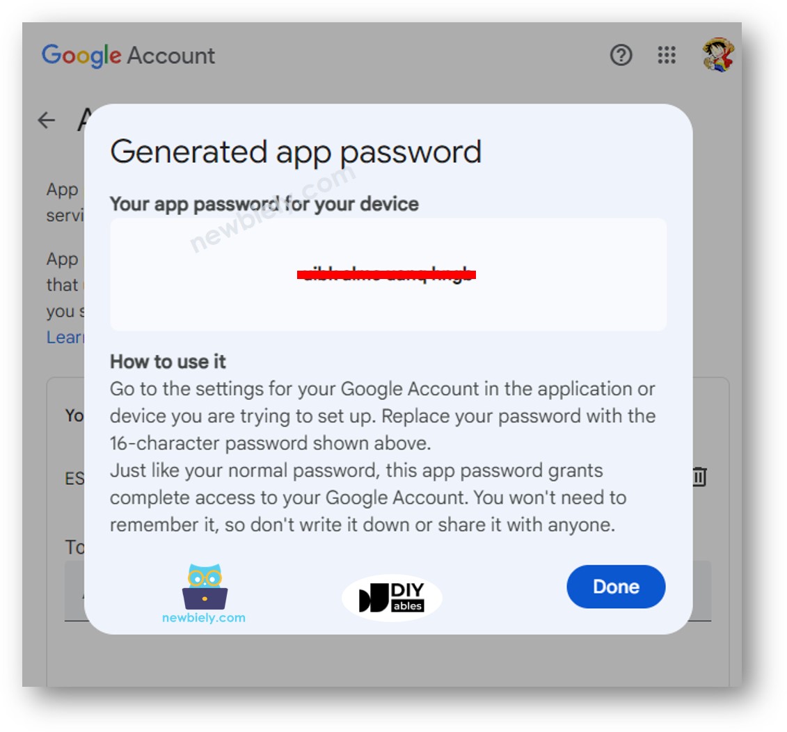 Gmail App Passwords