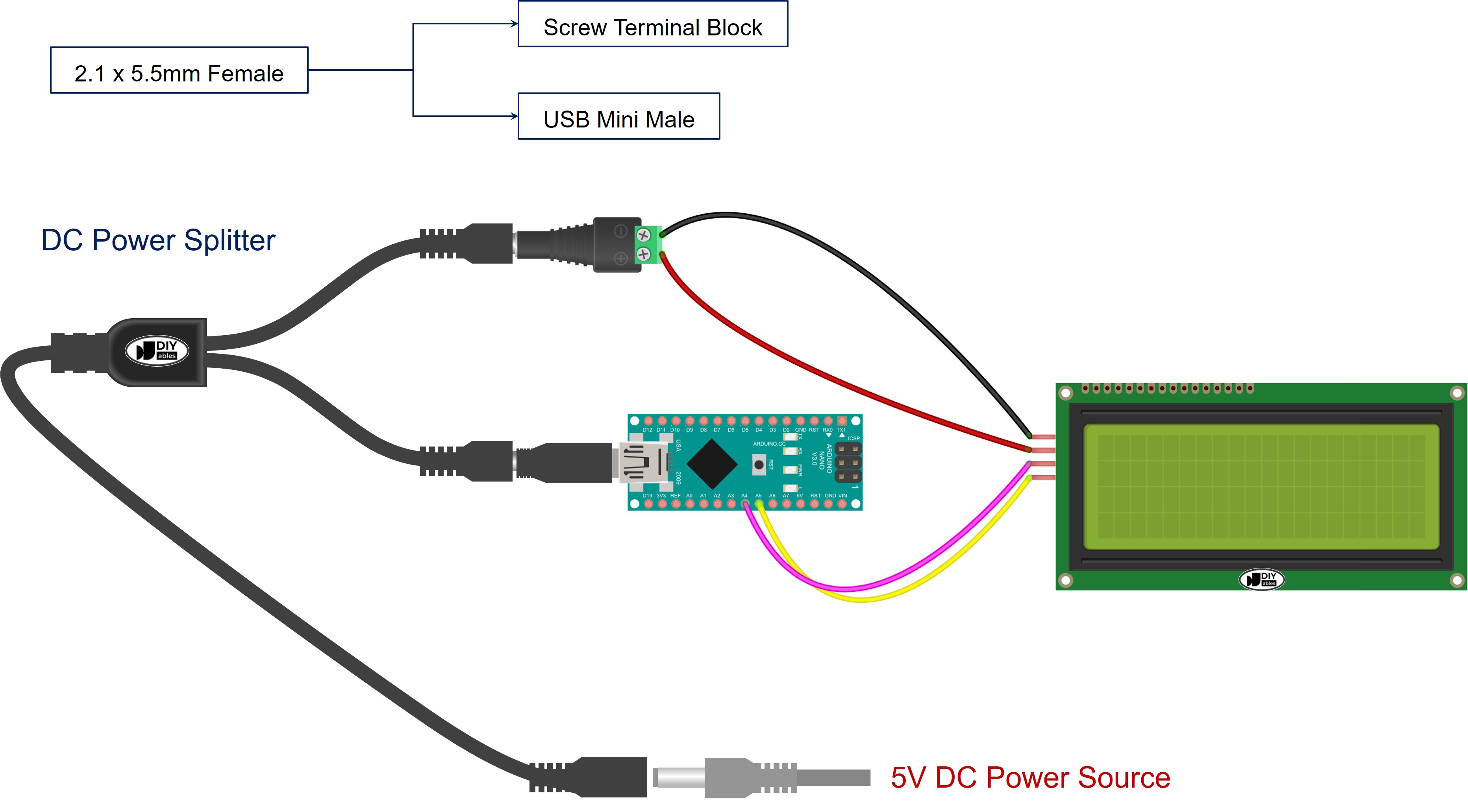 How to Power Arduino Nano