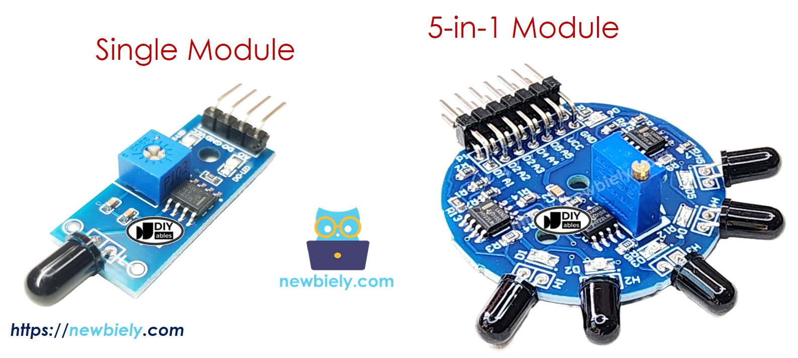 infrared flame fire-sensor module