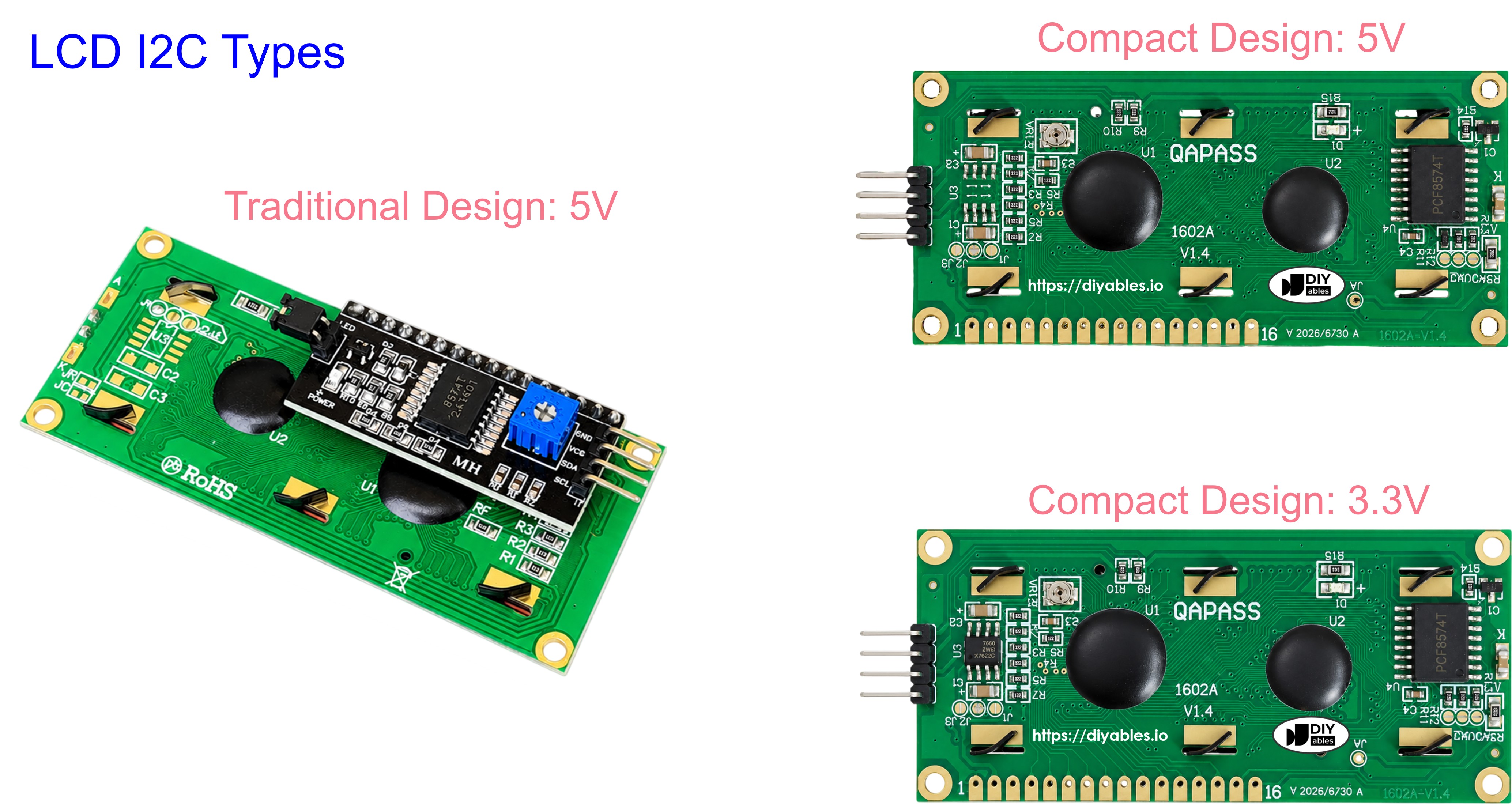 LCD I2C Pinout