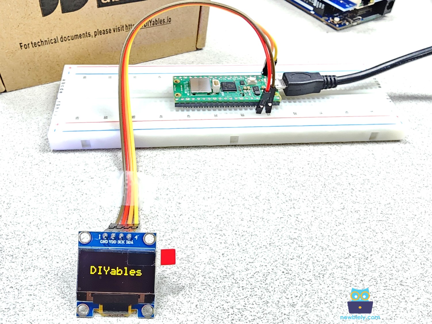 Raspberry Pi Pico OLED vertical and horizontal center align