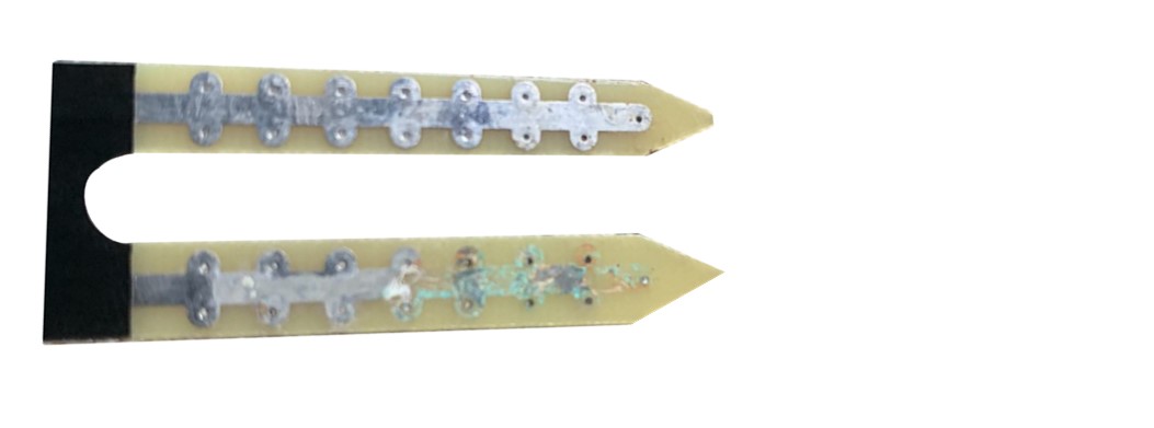 resistive soil moisture sensor corroded